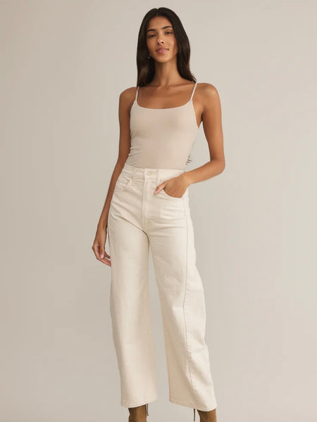 ZSupply Luxe Smooth Jersey Bodysuit - Sandshell