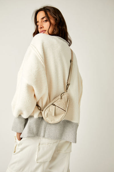Free People Coffee Date Crossbody- Stone