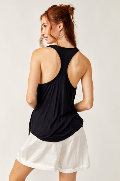 Free People Night We Met Tank- Black