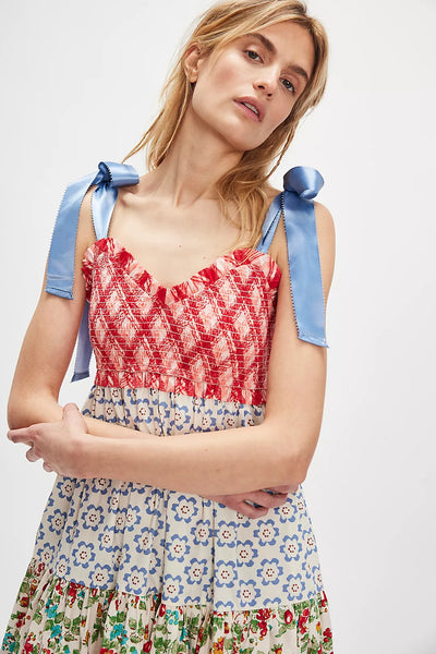 Free People Bluebell Maxi - Cherry Combo