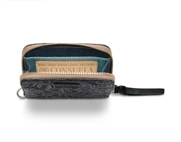 Steely Zippy Wallet