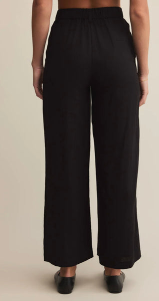 ZSupply Topanga Linen Pant - Black