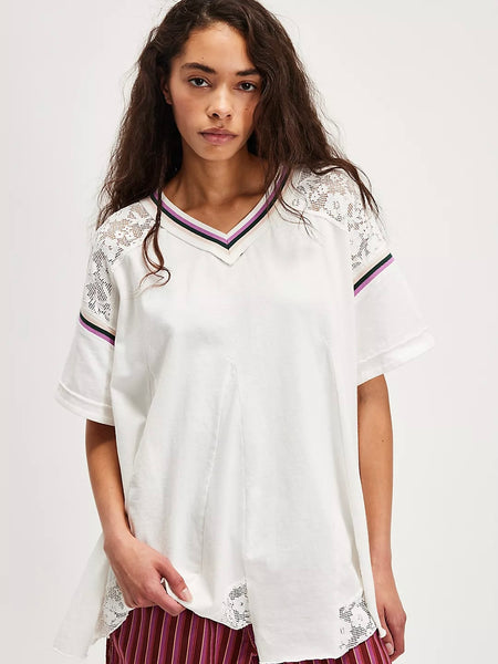 Free People Knockout Top - Ivory Combo