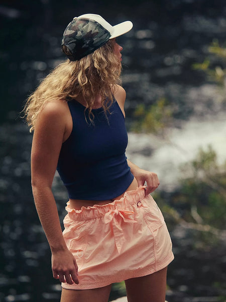 Free People In The Wild Skort - Pastel Peach