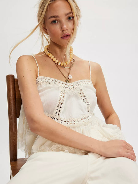 Free People Sweet Escape Cami - Ivory