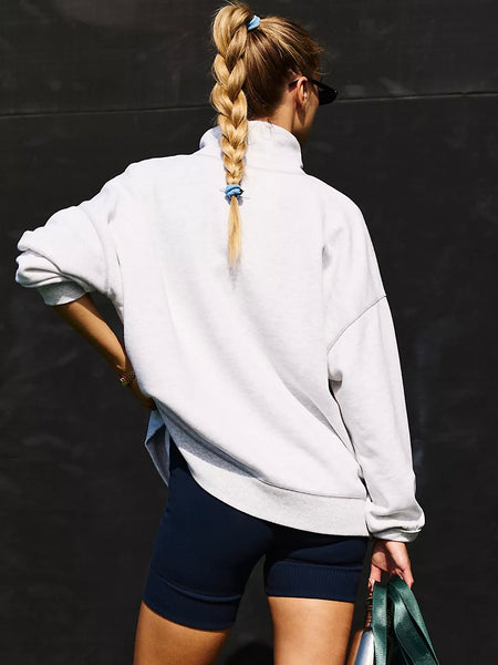 Free People Victory Set - Heather Grey Navy Combo