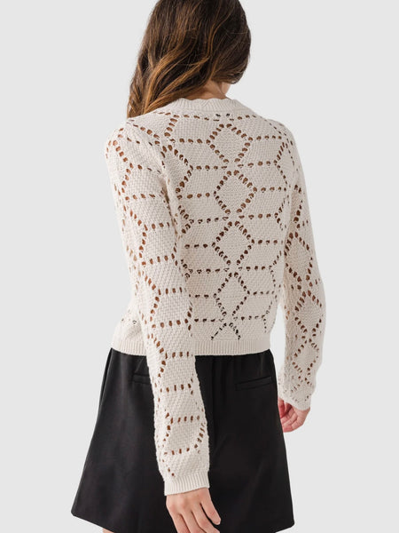 ZSupply Rosalyn Sweater Cardigan - Crystal