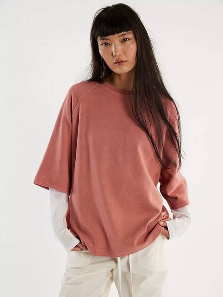 Free People We The Free Joah Tee - Cedarwood