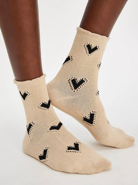 Free People Cupids Bow Socks - All