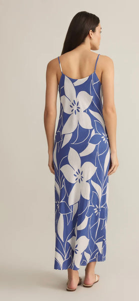 ZSupply Cecily Madero Maxi Dress - Riviera Blue