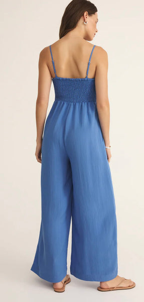ZSupply Beachside Mocked Jumpsuit - Bay Blue
