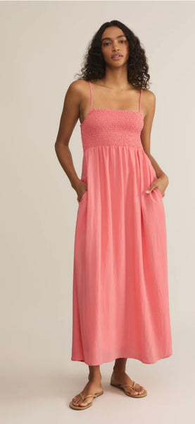 ZSupply Beachside Midi Dress - Sunset Pink