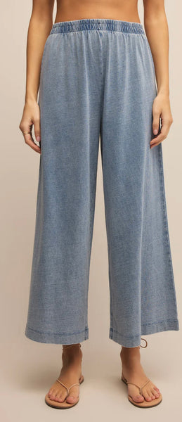 ZSupply Scout Jersey Denim Pant- Medium Indigo
