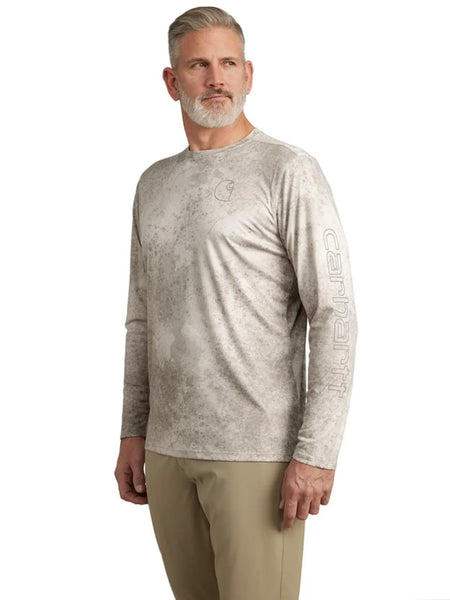 Carhartt Men's Force Sun Defender Lightweight Long-Sleeve Print T-Shirt - ALL colors