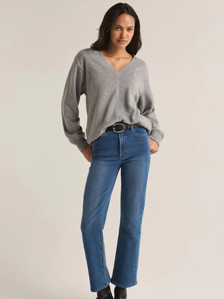 ZSupply Off The Clock Sweatshirt - Heathered Grey