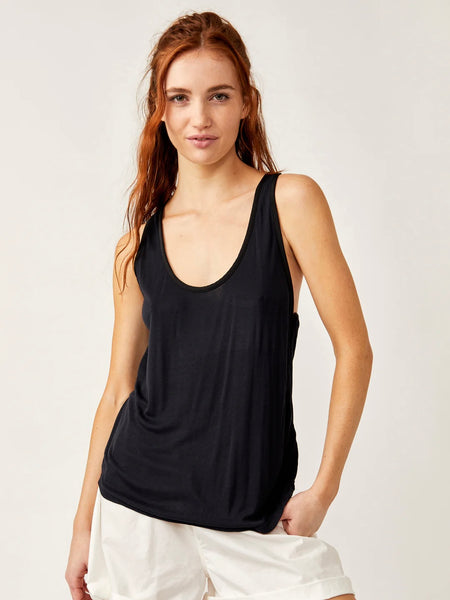 Free People Night We Met Tank - Black