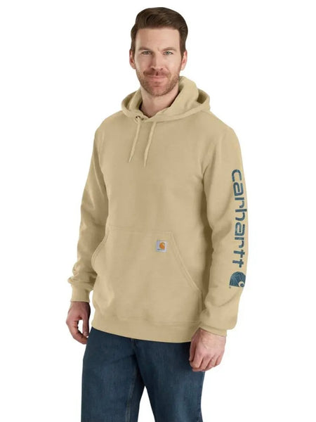 Carhartt Men's Loose Fit Midweight Logo Sleeve Hoodie- ALL colors