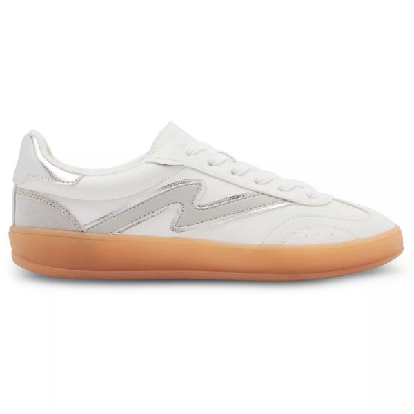 Giia Lace-Up Low-Top Sneakers- White Multi