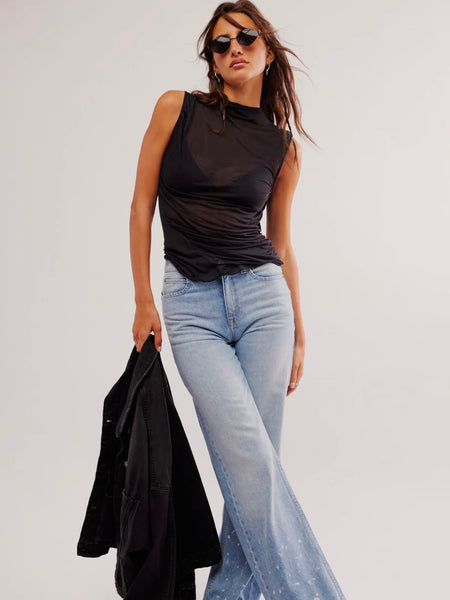 Free People On Air Muscle Tank - Black