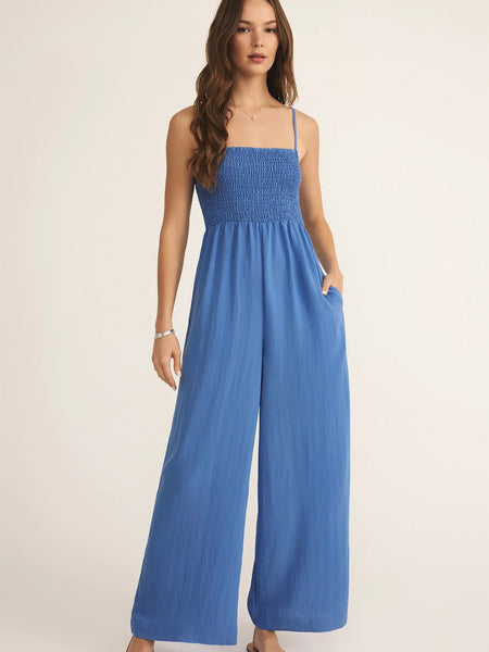 ZSupply Beachside Mocked Jumpsuit - Bay Blue