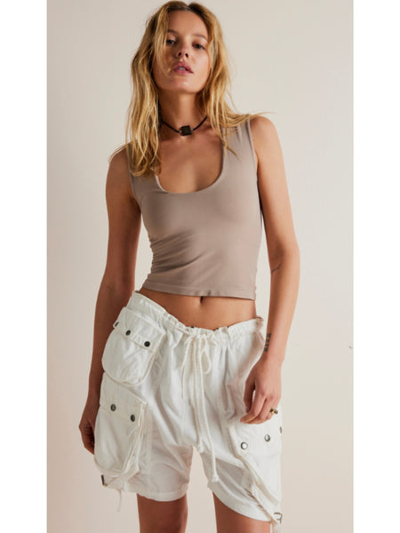 Free People Clean Lines Muscle Cami - Etherea
