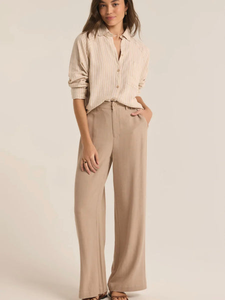ZSupply Micah Linen Pant - Putty