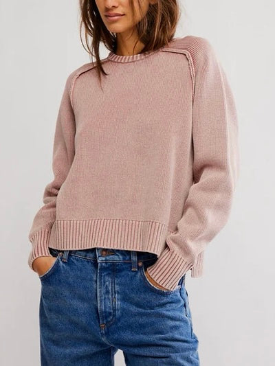 Free People Spring Street Pullover -  Bijou Pink