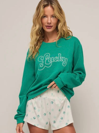 ZSupply Lucky Sweatshirt - Lucky Green
