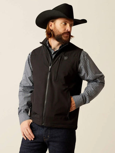 Ariat Men’s Pioneer StretchShell Vest - Black
