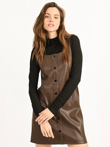 Vegan Leather Dress