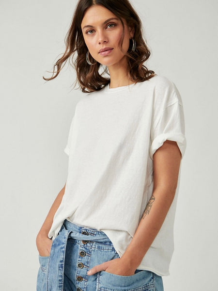 Free People Nina Tee- White