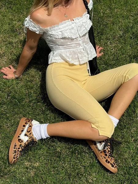 Notice Stitch - Leopard Calf Hair
