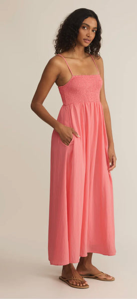 ZSupply Beachside Midi Dress - Sunset Pink