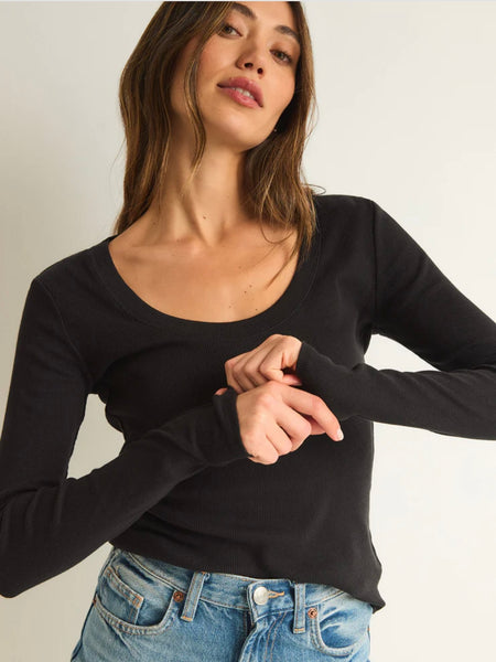 ZSupply Sirena Rib Long Sleeve Tee