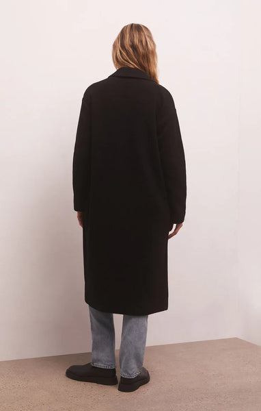 ZSupply Mason Knit Coat- Black