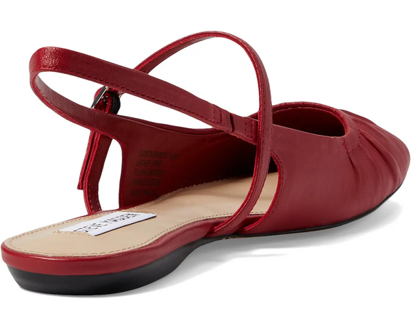 Garson Flats- Red Leather