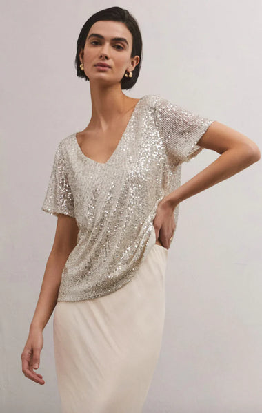 ZSupply Saturn Sequin Skirt & Marbella Sequin Top (Sold Separately)