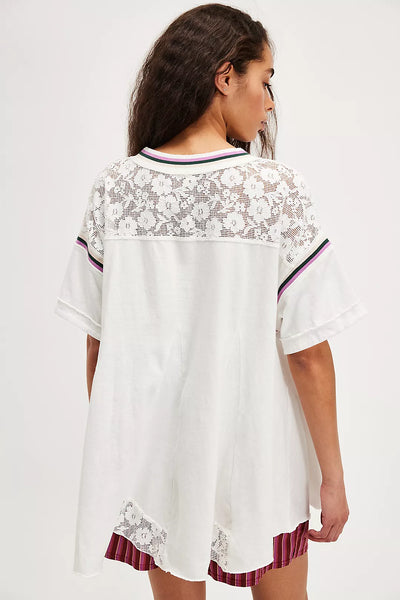 Free People Knockout Top - Ivory Combo
