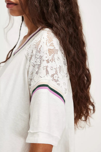 Free People Knockout Top - Ivory Combo