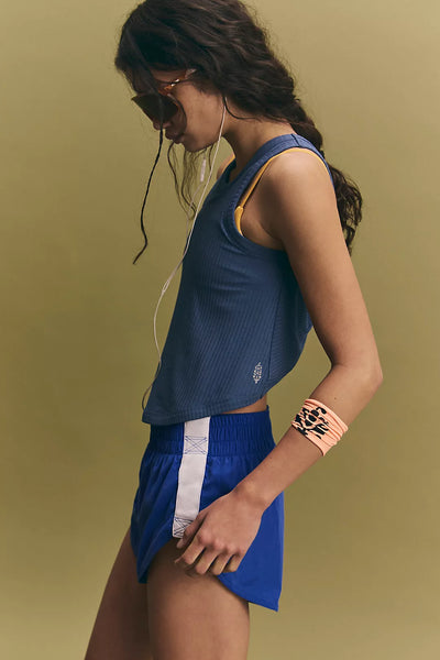 Free People Come Back Tank - Blue Indigo