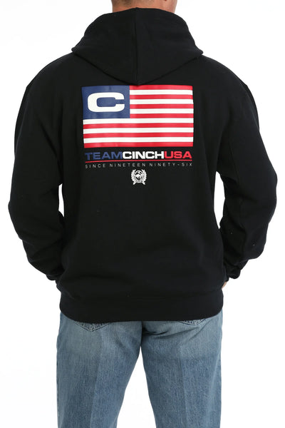 Cinch Men’s Flag Don’t Lead Follow Hoodie - Black