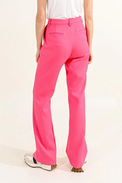 Trendy Tailored Pants - Pink