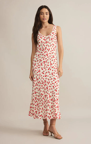 ZSupply Hana La Rosa Ditsy Maxi Dress - Sea Salt