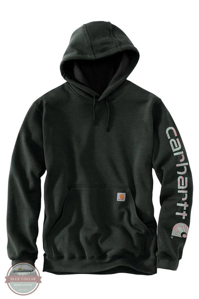Carhartt Men's Loose Fit Midweight Logo Sleeve Hoodie- ALL colors