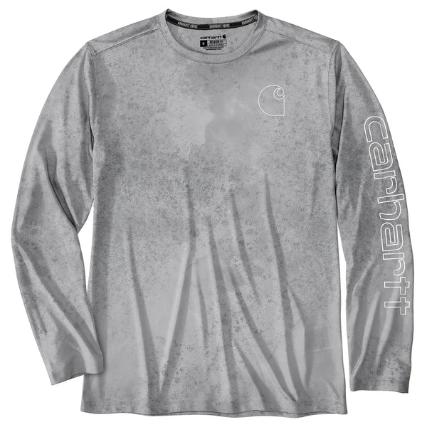 Carhartt Men's Force Sun Defender Lightweight Long-Sleeve Print T-Shirt - ALL colors