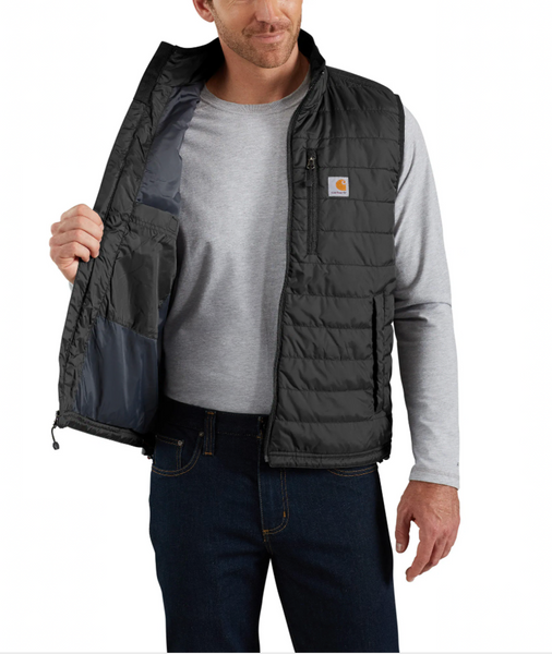 Carhartt Men’s Rain Defender Insulated Vest - Relaxed Fit - Shadow