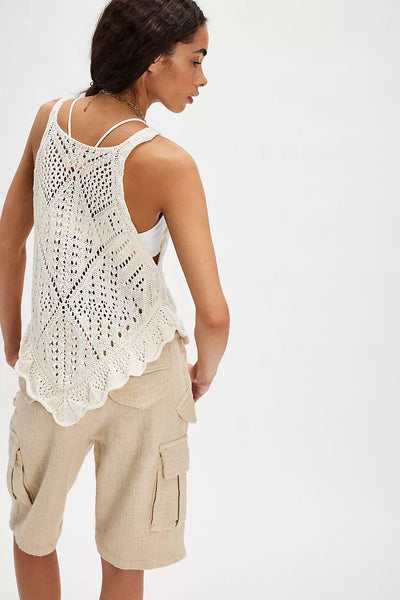 Free People Sea Song Tank - Ivory