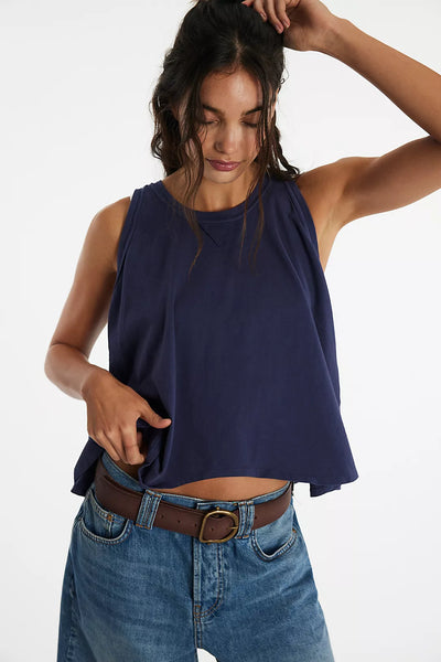 Free People We The Free Hialeah Tee - Deep Seas