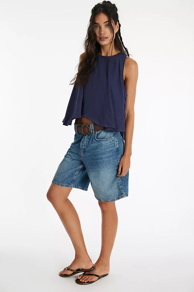 Free People We The Free Hialeah Tee - Deep Seas