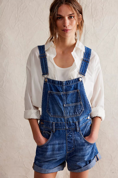 Free People Ziggy Shortalls- Mantra